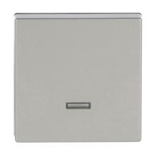 Centrumplatta, dimmer, touch, Pure Ädelstål