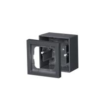 Förhöjningsram, Impressivo, 1-fack, 80mm, dj54mm, antracit