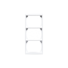 Täckram, Impressivo, 100mm, 3-fack, vit