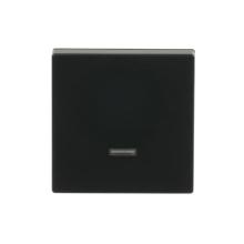 Centrumplatta, dimmer, touch, svart matt