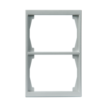 Täckram, Impressivo, 100mm, 2-fack, aluminium