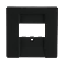 Centrumplatta, USB-, VGA-, HDMI-uttag, svart matt
