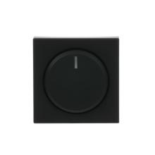 Centrumplatta, dimmer, vrid, svart matt
