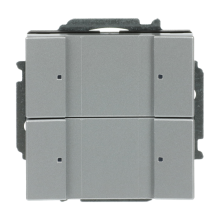 KNAPP 2-P MED BUSSKOPLARE SILV