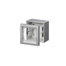 Förhöjningsram, Impressivo, 1-fack, 80mm, dj54mm, aluminium