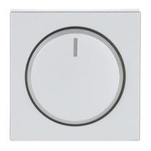 Centrumplatta Dimmer Transparent lins, IP21 Med glimlampa, Aluminium Impressivo
