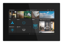 Touchdisplay med inbyggd systemåtkomstpunkt