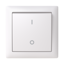 2-polig strömbrytare SAGA för utanpåliggande montering. IP44