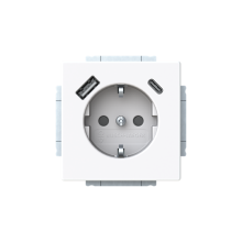 VÄGGUTTAG 1-V M USB-A+C
