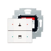 KNAPP 2-P MED BUSSKOPLARE VIT