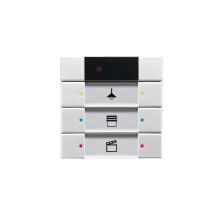 TRYCKKNAPP  3-P MF + IR SILV