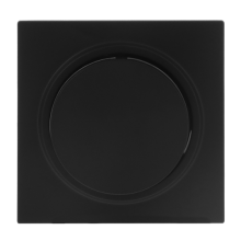 C-platta dimmer Mattsvart