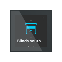 ABB Room Touch® 4" Svart glas