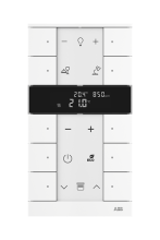 Luftkvalitetsgivare (Temp, CO2, Luftfuktighet, VOC) ABB Tenton med 10 knappar