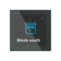 DISPLAY KNX ROOM TOUCH,4" SVART