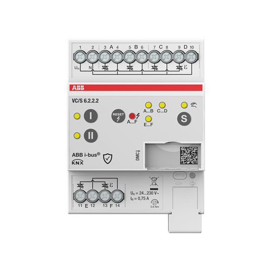Ventilstyrning kontroller 6-kanaler