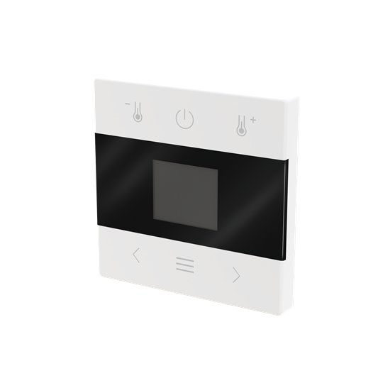 Centrumplatta Rumstermostat Touch Mattvit Impressivo