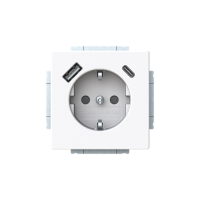 VU 1-VÄGS M USB-A+C IMP VIT