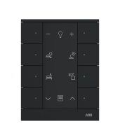 Panel, 8 K kontroll, svart