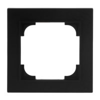 Ram 1-facks mattsvart