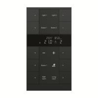 KNX tryckknappsensor med RTC, CO2 samt luftfuktighetsgivare
