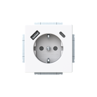 VÄGGUTTAG 1-V M USB-A+C