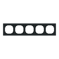 Ram 5-facks mattsvart