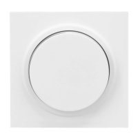 C-platta dimmer Mattvit