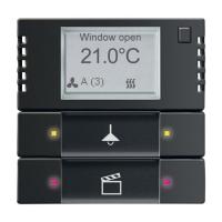 TERMOSTATDISPLAY 2P SV MATT