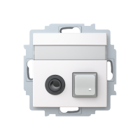 Signaltryckknapp med signaluttag 6,3mm jackplugg