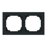 Ram 2-facks mattsvart