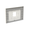 Ytmonteringsbox för 10-tums touchpanel, vit